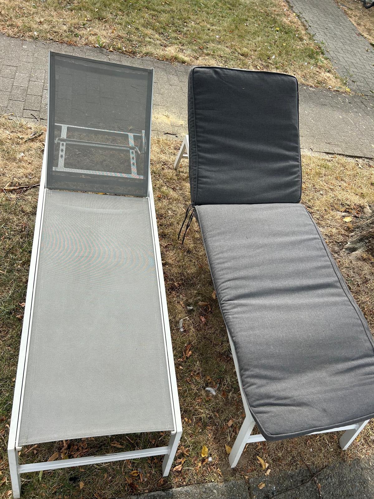 2 ligbedden aluminium, Ophalen, Zo goed als nieuw, Aluminium