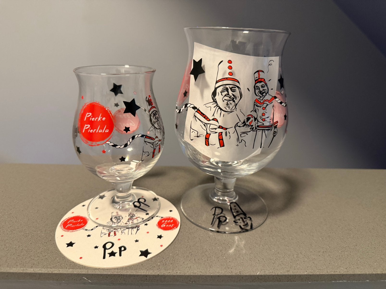 Duvelglas Pierke Pierla, Ophalen, Nieuw, Bierglas