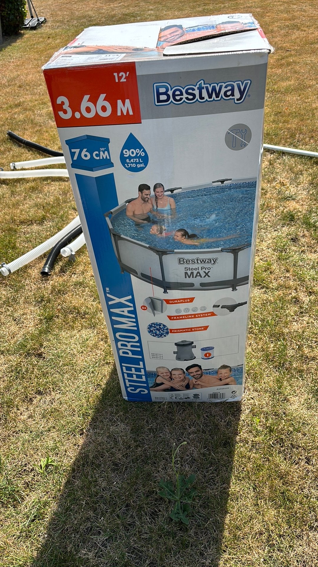 Piscine Betway avec partenaires., 2 à 4 mètres, PVC, Utilisé, Autres types