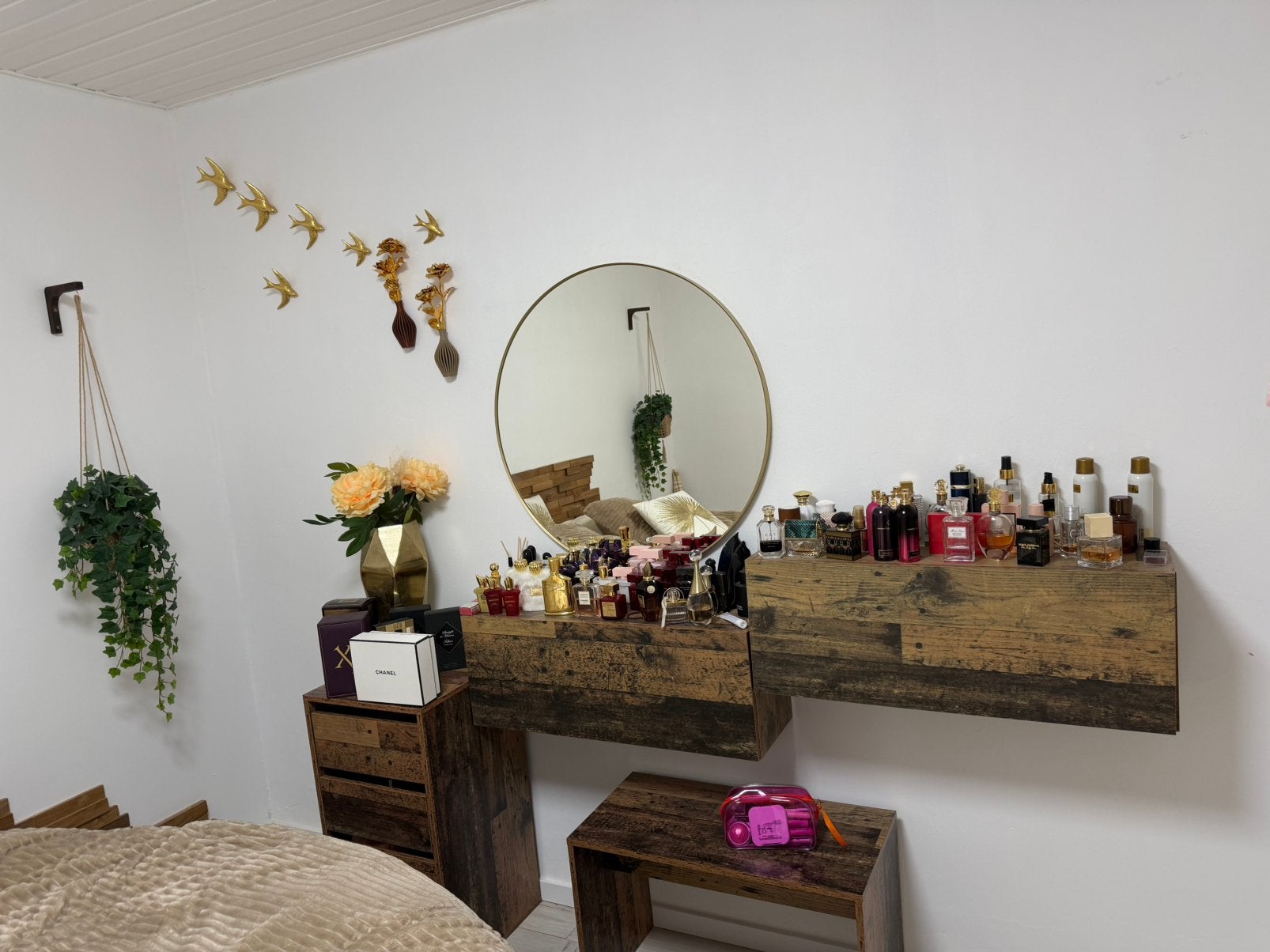 Make up tafel, Ophalen