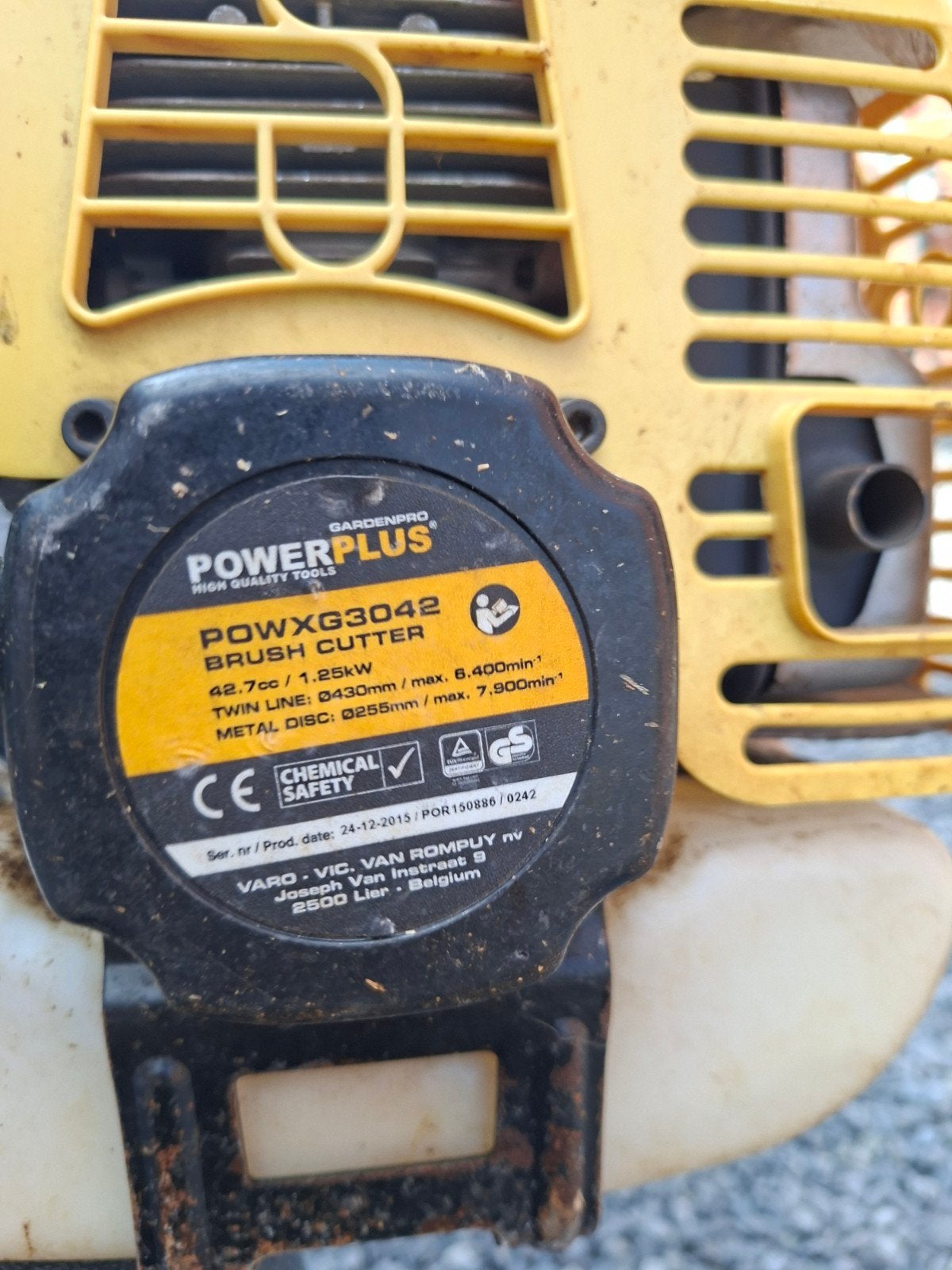bosmaaier, Ophalen, Gebruikt, Benzine, Powerplus