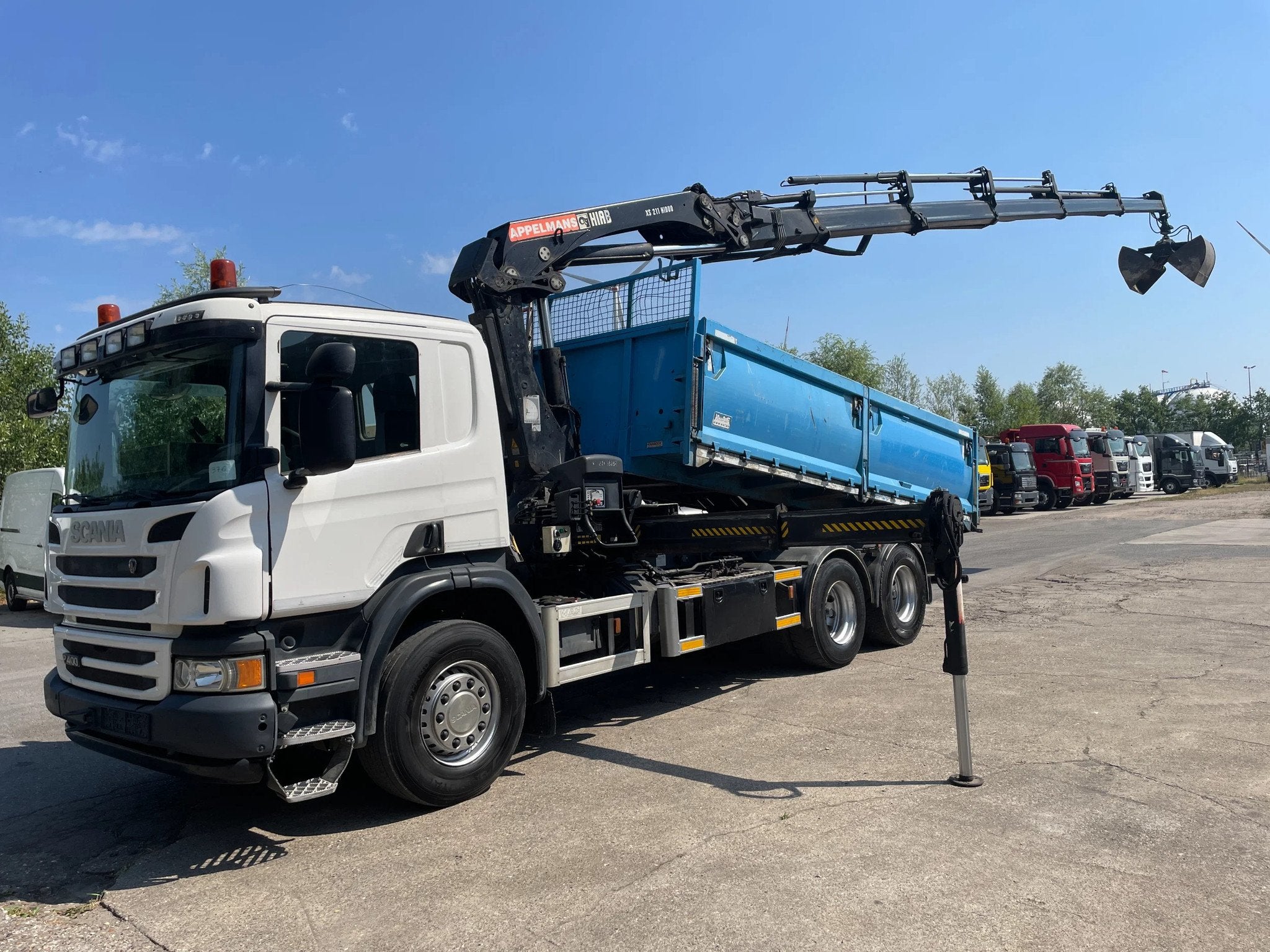 Scania P400 6x4 Hiab 211-Ep 5 (année de construction 2013), Euro 5, Achat, Boîte manuelle, Diesel
