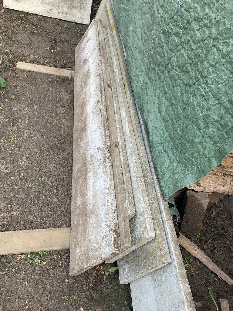 betonplaten, Tuin en Terras, Ophalen, Gebruikt