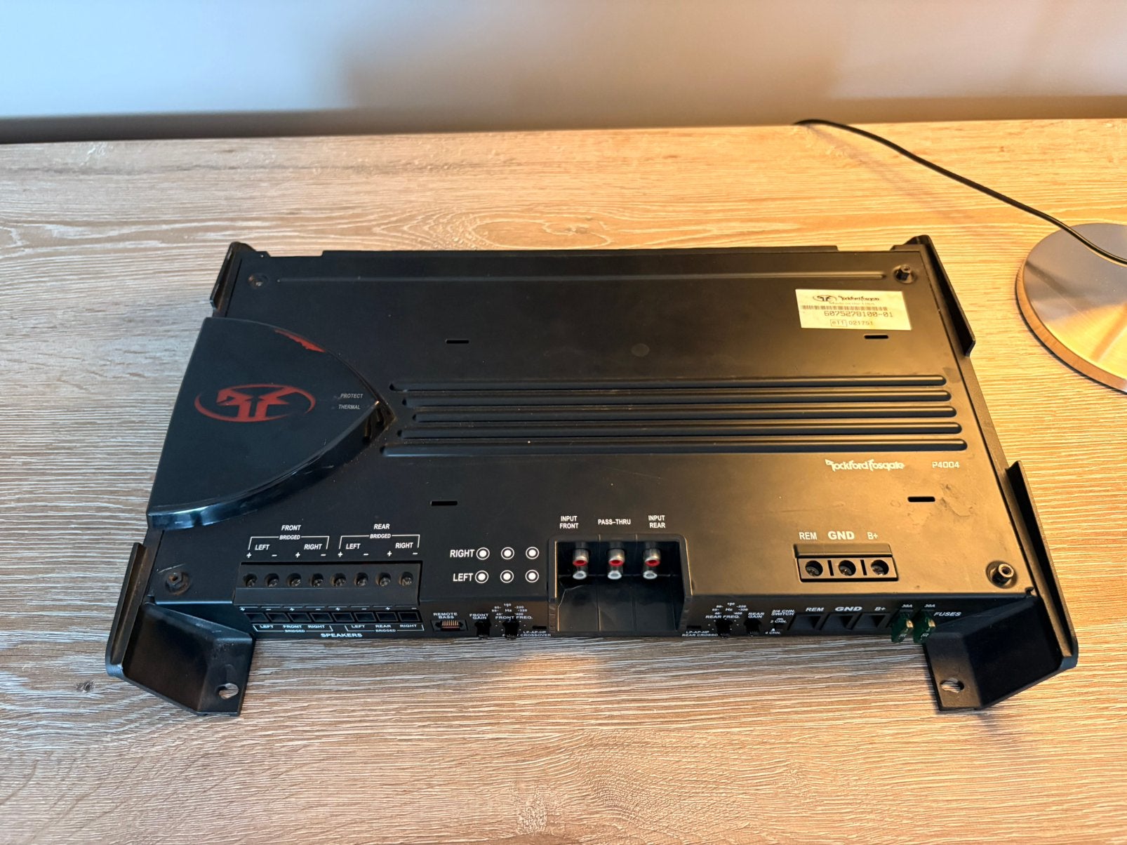 Rockford Fosgate Punch P4004  4 Kanaals versterker 400W RMS, Auto diversen, Ophalen, Gebruikt