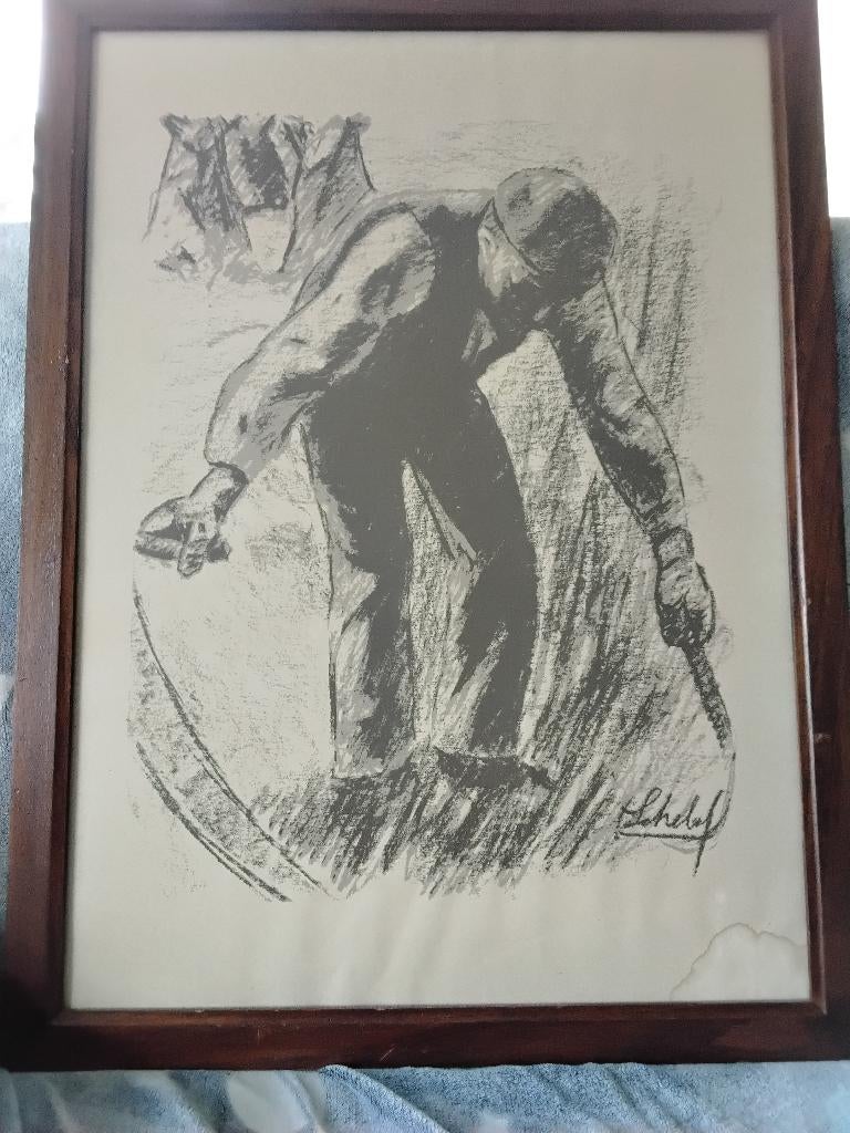 litho  van Maurice Schelck, Enlèvement