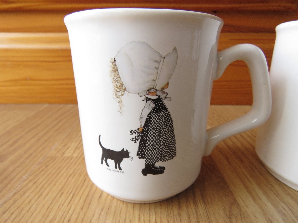2 mug tasses Holly Hobbies, Overige materialen, Overige merken, Vintage, Zo goed als nieuw