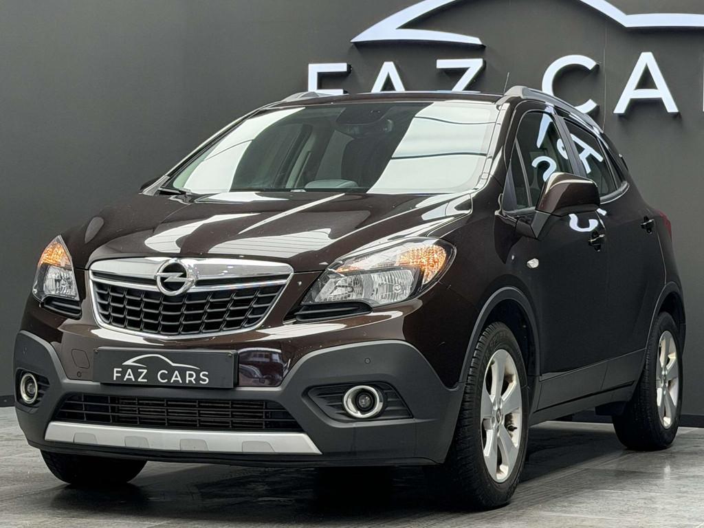 Opel Mokka 1.6 CDTI ecoFLEX 4x2 Cosmo *1ER PROP + GPS + CLIM, Auto's, Stof, Gebruikt, 4 cilinders, Bruin