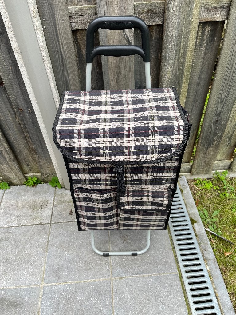 chariot de courses, 35 à 45 cm, Enlèvement, Utilisé, Roulettes