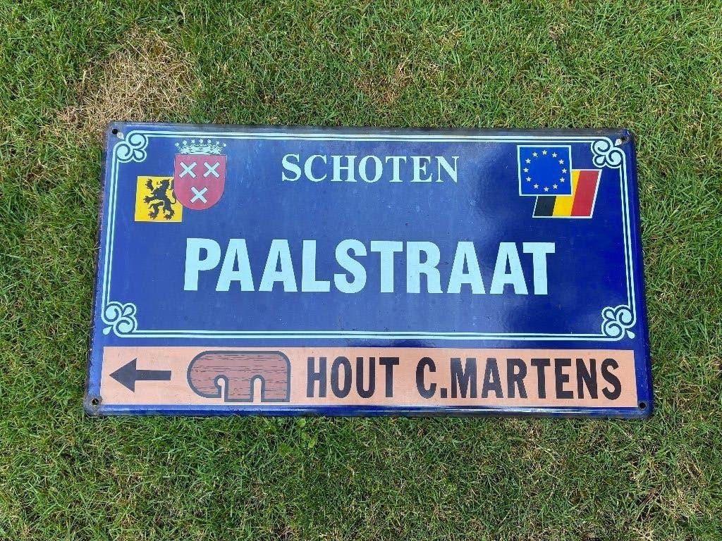 straatnaambord, Antiek en Kunst, Ophalen
