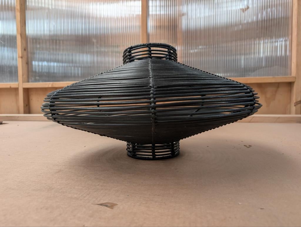 Design lampenkap - geweven rotan, Ophalen