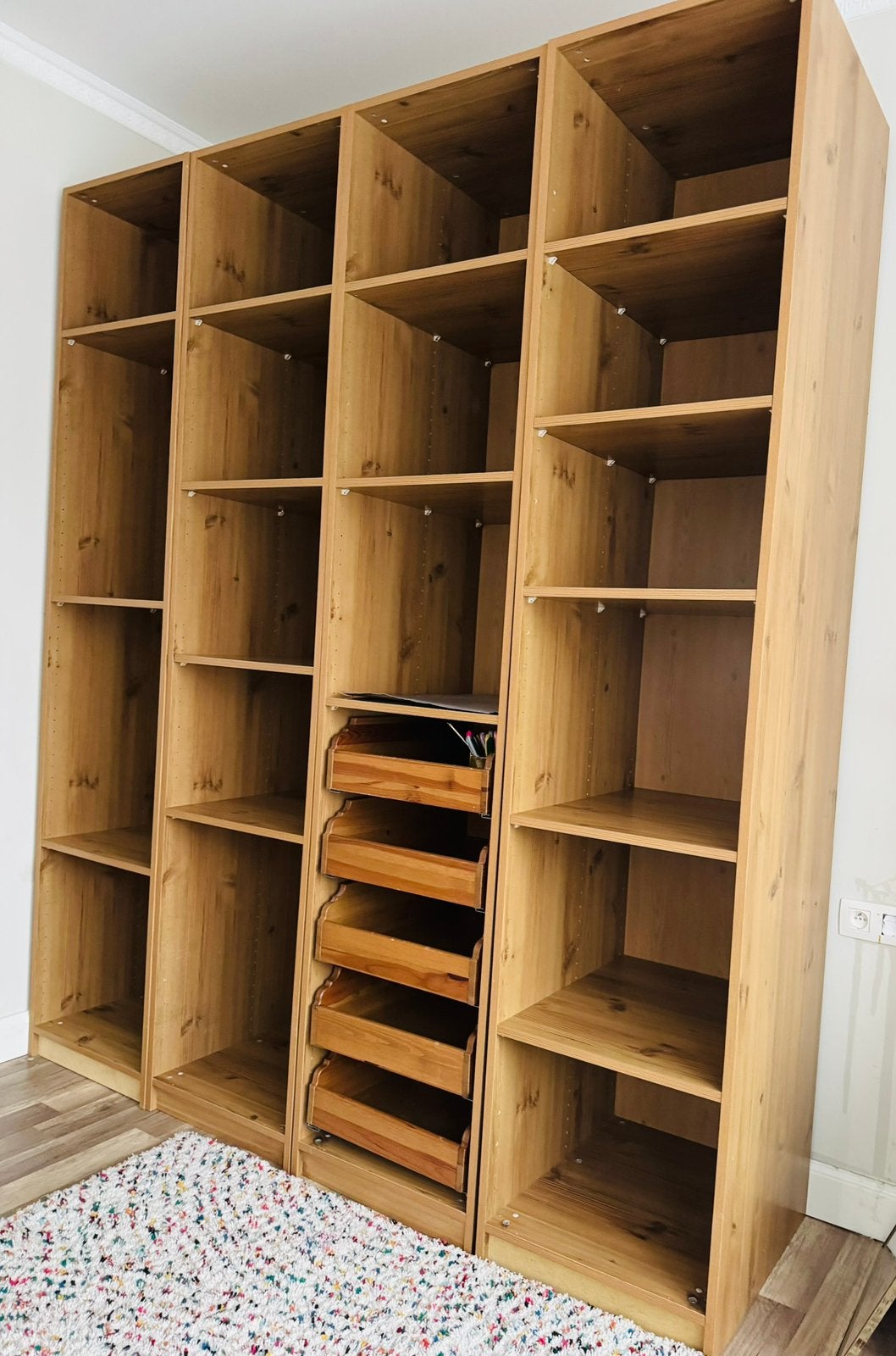 IKEA PAX Kastcombinatie – Witgebeitst Eiken kast, Huis en Inrichting, Ophalen of Verzenden, Zo goed als nieuw