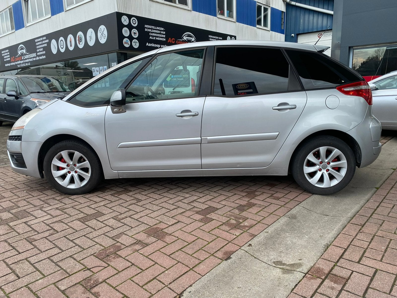 Citroën C4 Picasso - ESSENCE - AIRCO - 175.000km - 2008, Autos, Citroën, Achat, Beige, Entreprise, Boîte manuelle