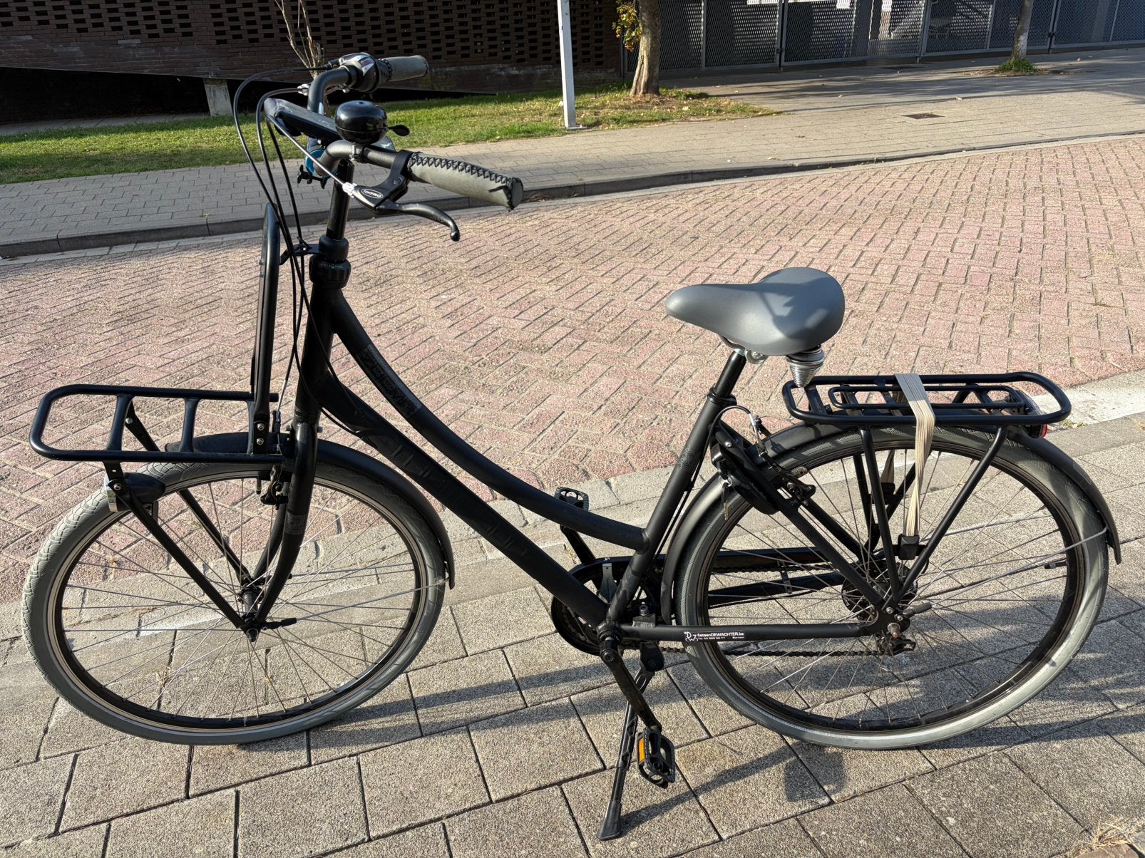 Dames (stads)fiets Thompson, Gebruikt, Velgrem, Versnellingen, Ophalen