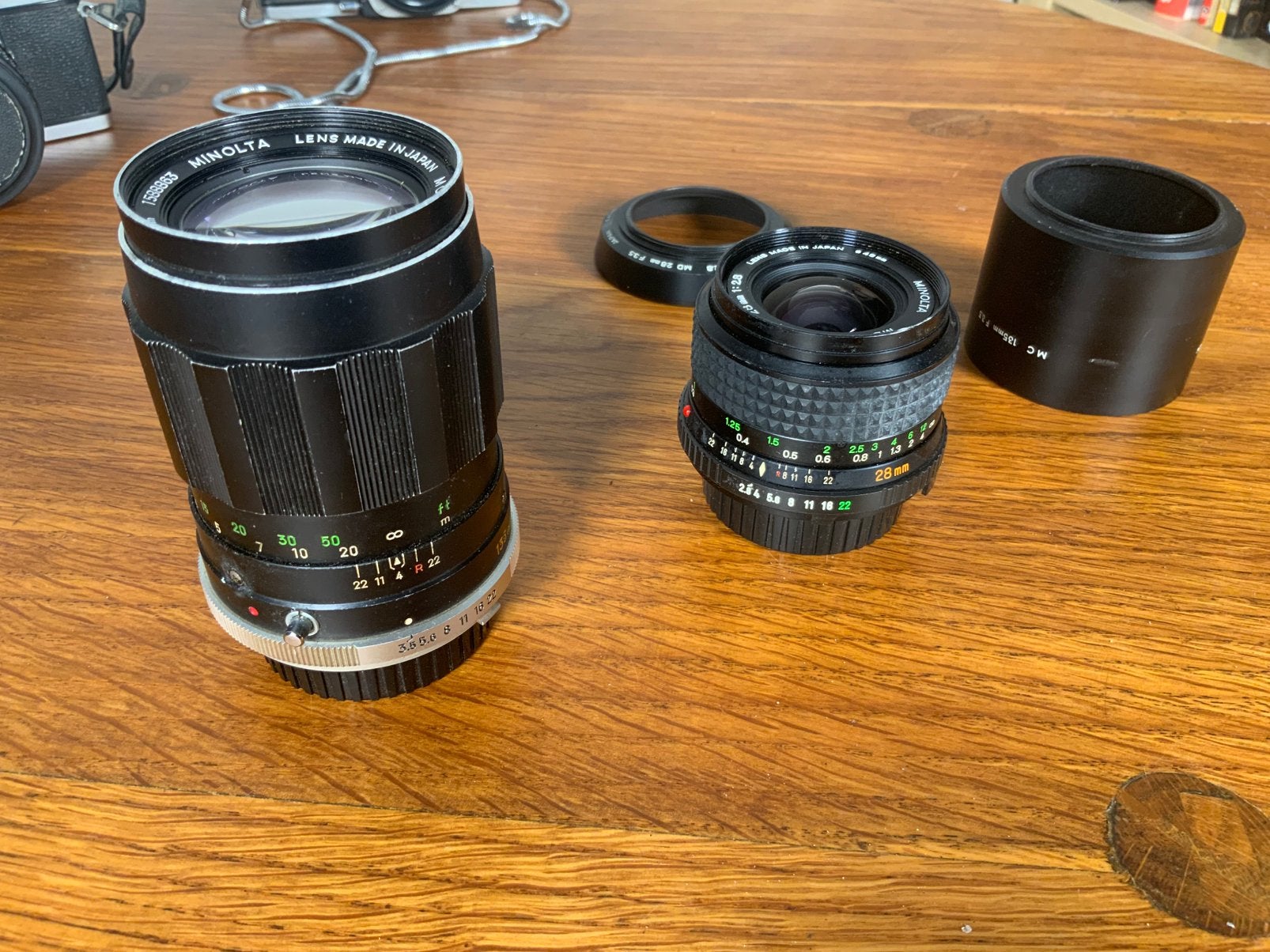 3 Minolta lenzen, Audio, Tv en Foto, Ophalen of Verzenden, Gebruikt