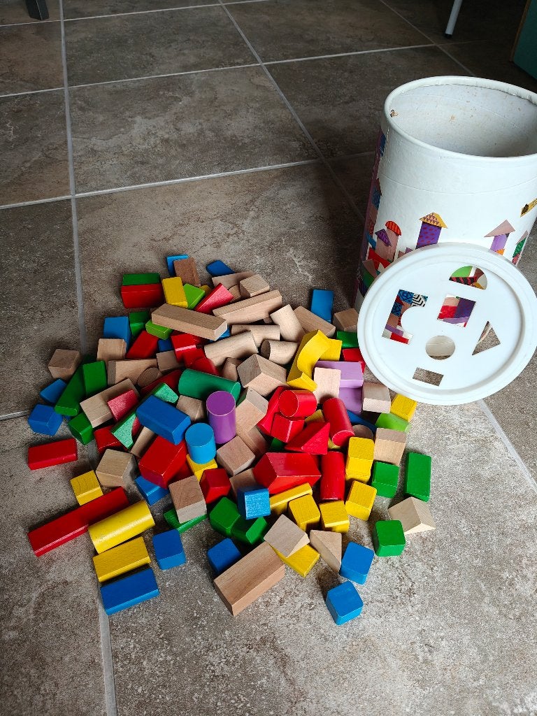 Houten blokken, Ophalen, Gebruikt, Overige typen