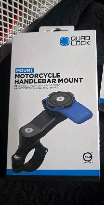 Quadlock motorcycle handlebar mount, Enlèvement ou Envoi, Neuf