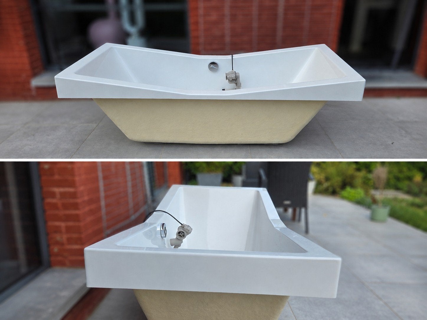 Baignoire à encastrer 180x80 cm – Très bon état, Doe-het-zelf en Bouw, Sanitair, Ophalen, Gebruikt, Glas, Bad