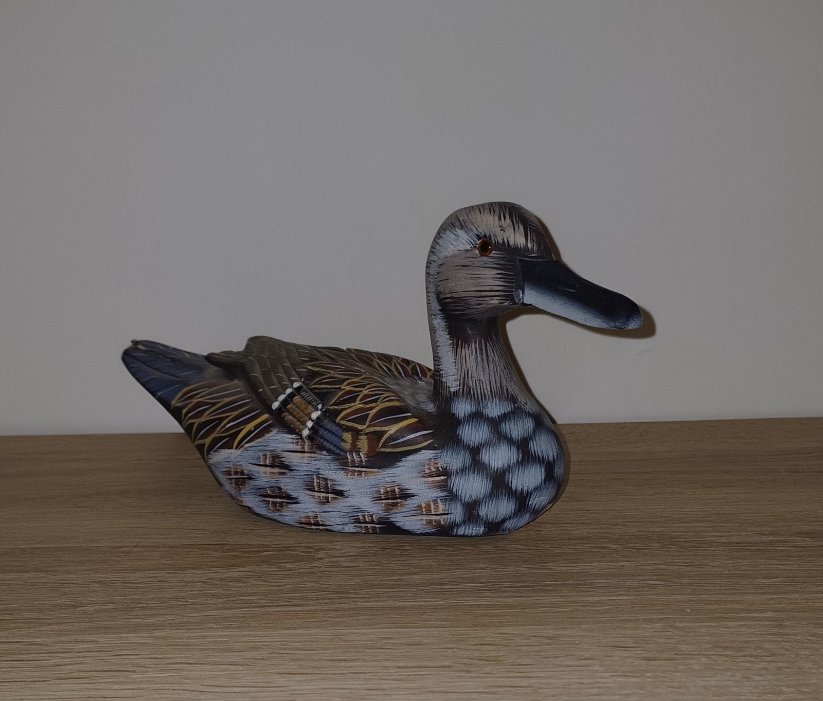 Houten eend, Antiek en Kunst, Ophalen of Verzenden, Hout, Vogel