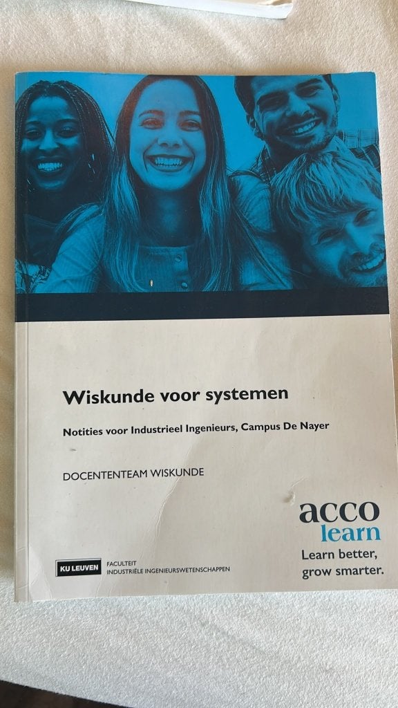 Wiskunde voor systemen, Ophalen of Verzenden, Gelezen