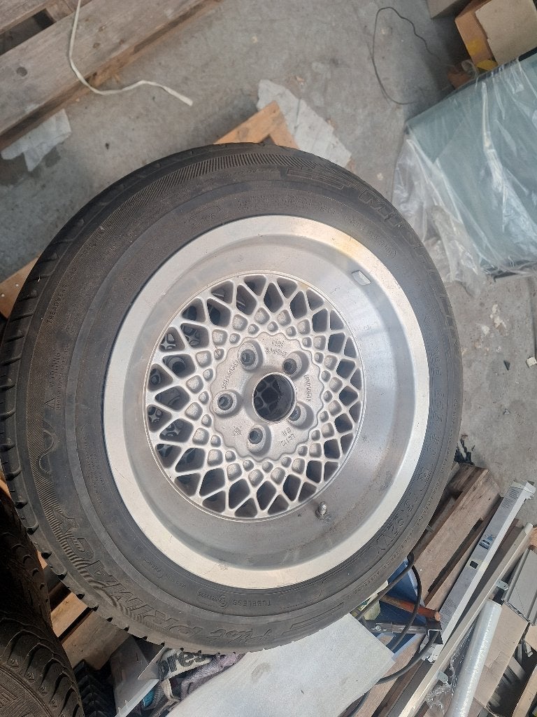 Mercedes 16" velgen breedset W107 W123 enz, Ophalen, Gebruikt, Velg(en)