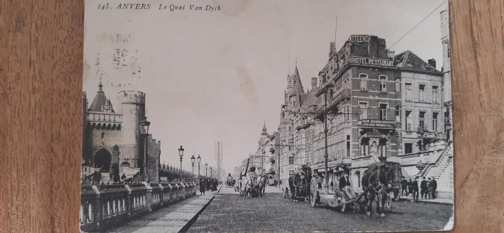 Postkaart ANTWERPEN ANVERS QUAI VAN DYCK KAAI TOP!, Ophalen of Verzenden, Antwerpen