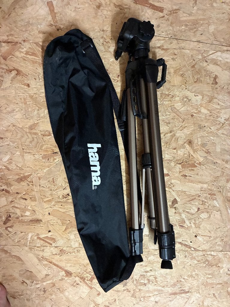 Hama statief Star 63 inclusief draagtas, Audio, Tv en Foto, Ophalen, Driepoot, Zo goed als nieuw, 150 tot 175 cm