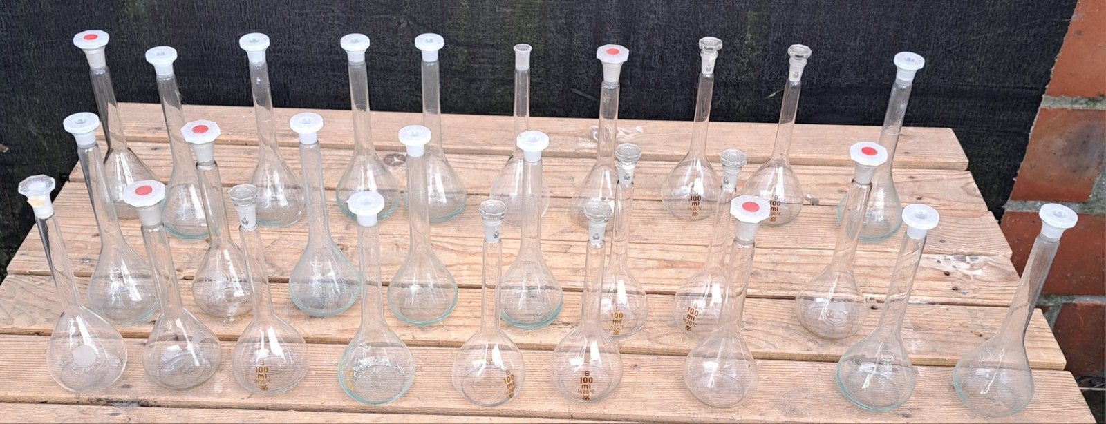 Fles flesjes laboratorium flesjes erlenmeier flesjes, Verzenden
