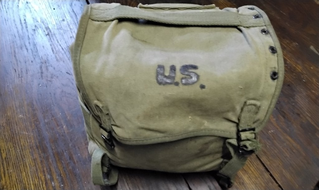SAC DE COMBAT US VIETNAM, Collections, Enlèvement ou Envoi, Armée de terre, Vêtements ou Chaussures
