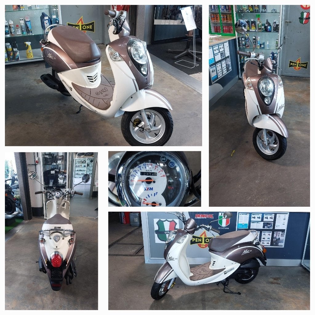 2dehands scooter sym mio klasse A  899€, Gebruikt, Klasse A (25 km/u), Benzine, 50 cc