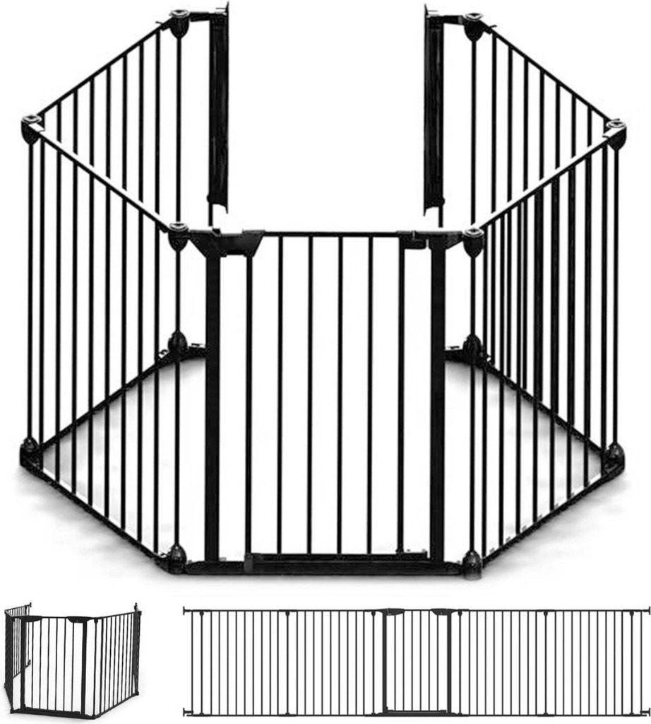 Noma 5 panelen Veiligheidshek - kamer verdeler, Kinderen en Baby's, Traphekjes, Ophalen, Overige typen, Zo goed als nieuw, 115 cm of meer