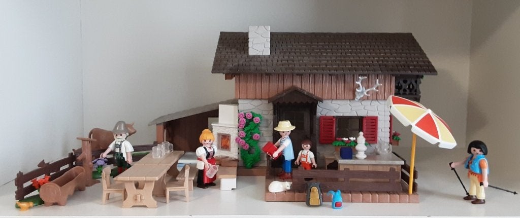 Cabane de montagne Playmobil avec manuel, Enlèvement ou Envoi, Comme neuf, Kit complet, Bâtiment