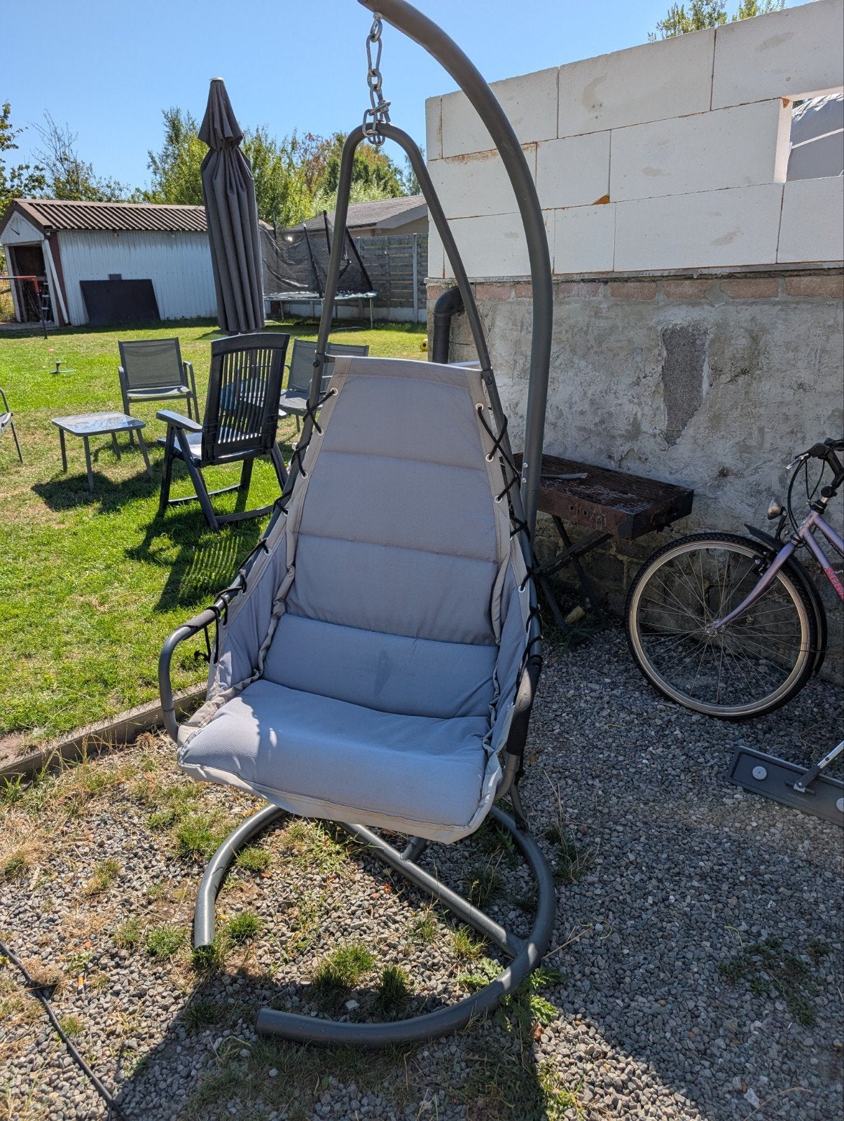 hangstoel, Ophalen