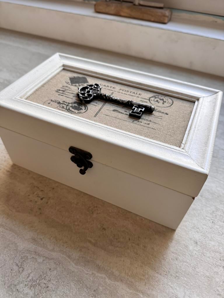 Postbakje dat afgesloten kan worden., Huis en Inrichting, Woonaccessoires | Krantenbakken en Lectuurbakken, Ophalen, Gebruikt