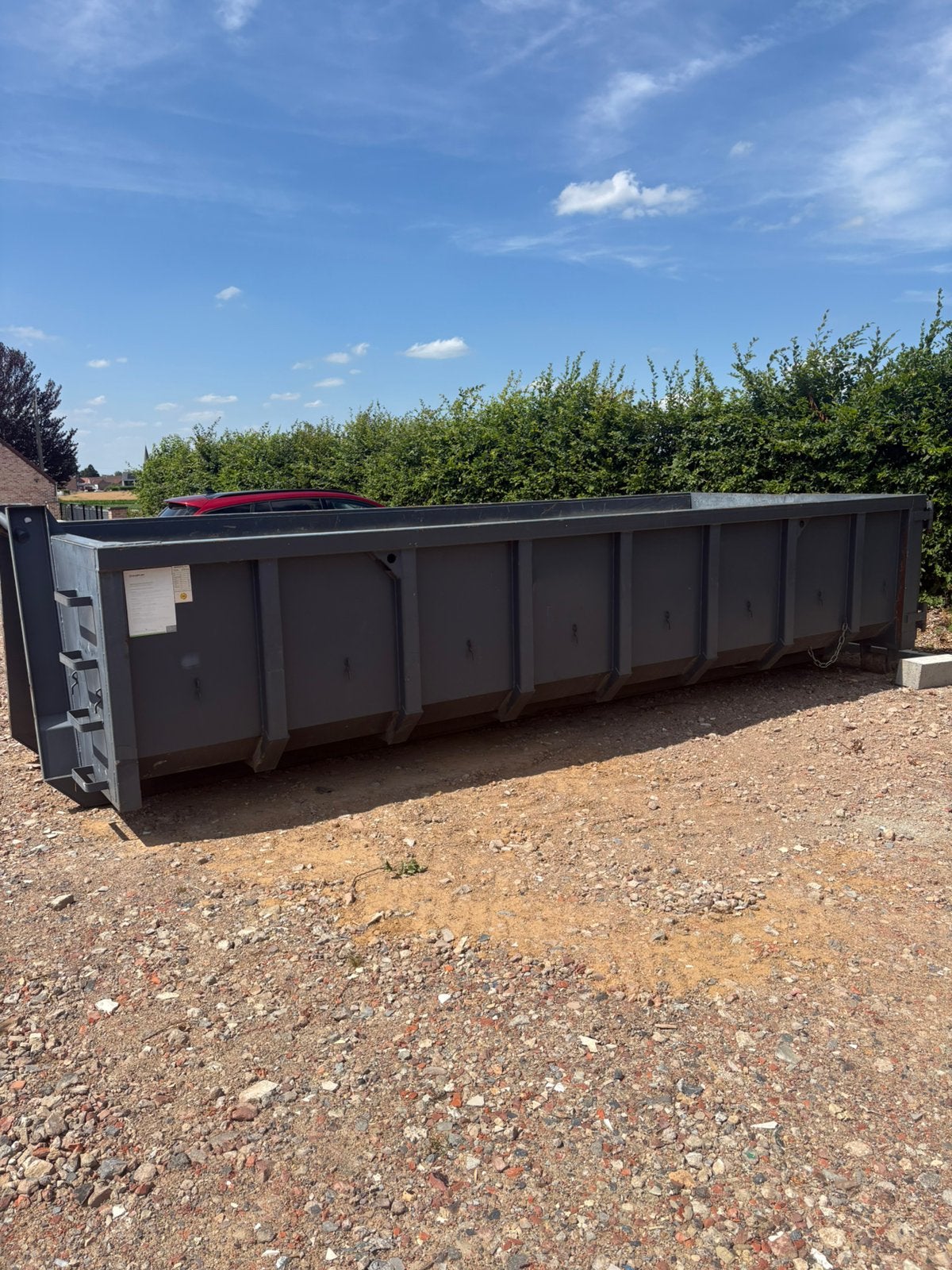 Container 15m3 (6m), Ophalen