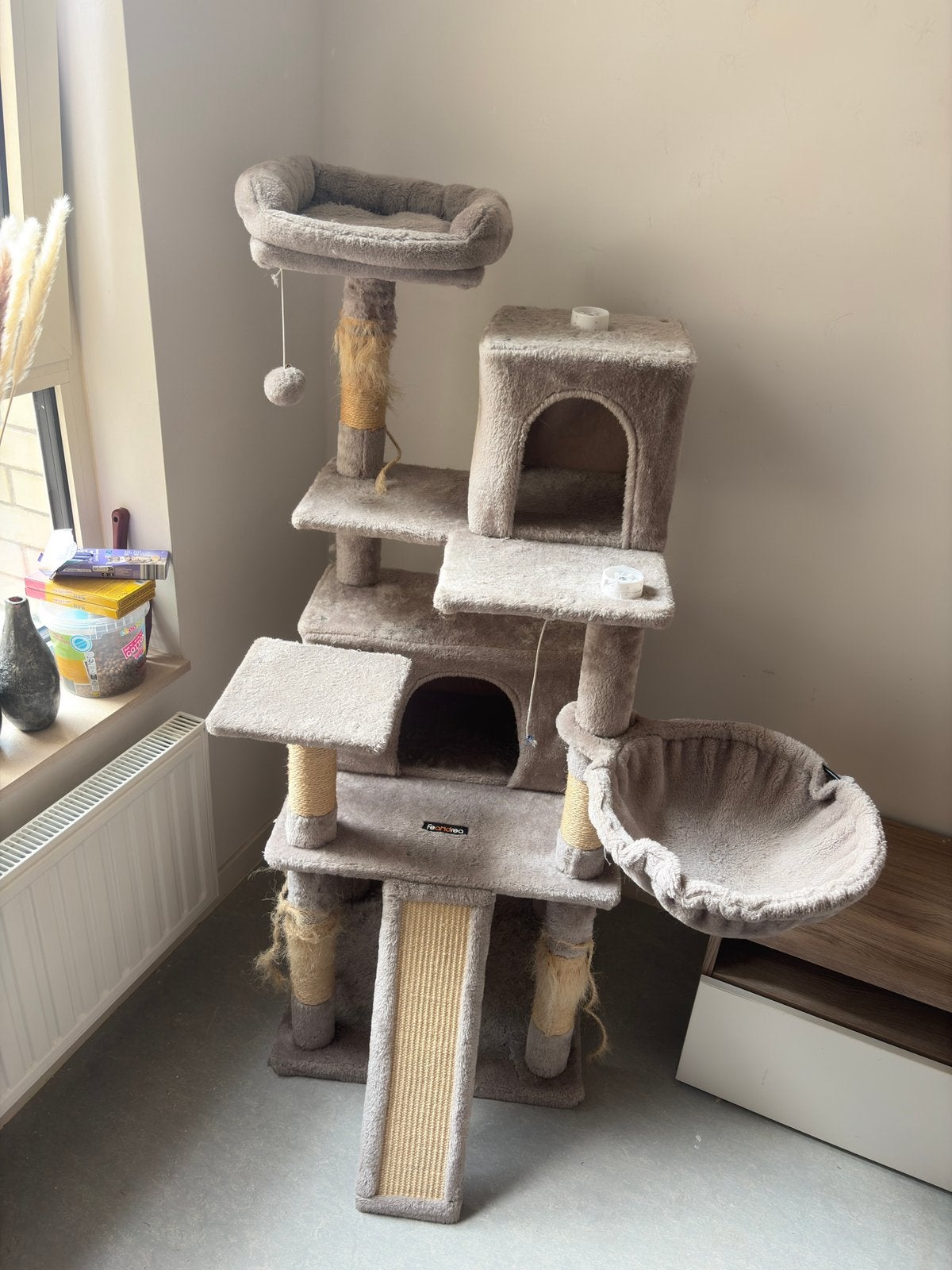 Mooie grote kattenpaal - mag weg voor een mooi bod!, Dieren en Toebehoren, Krabmeubelen, Ophalen, Gebruikt, Krabpaal