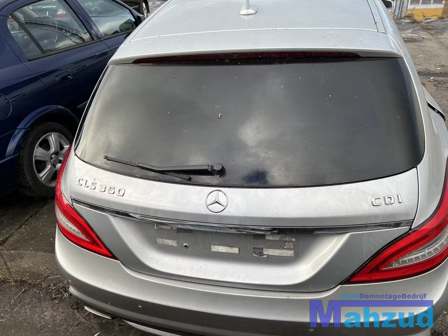 MERCEDES CLS X218 zilver 775 achterklep 2012-2017, Gebruikt, Mercedes-Benz AG, Deur, Mercedes-Benz