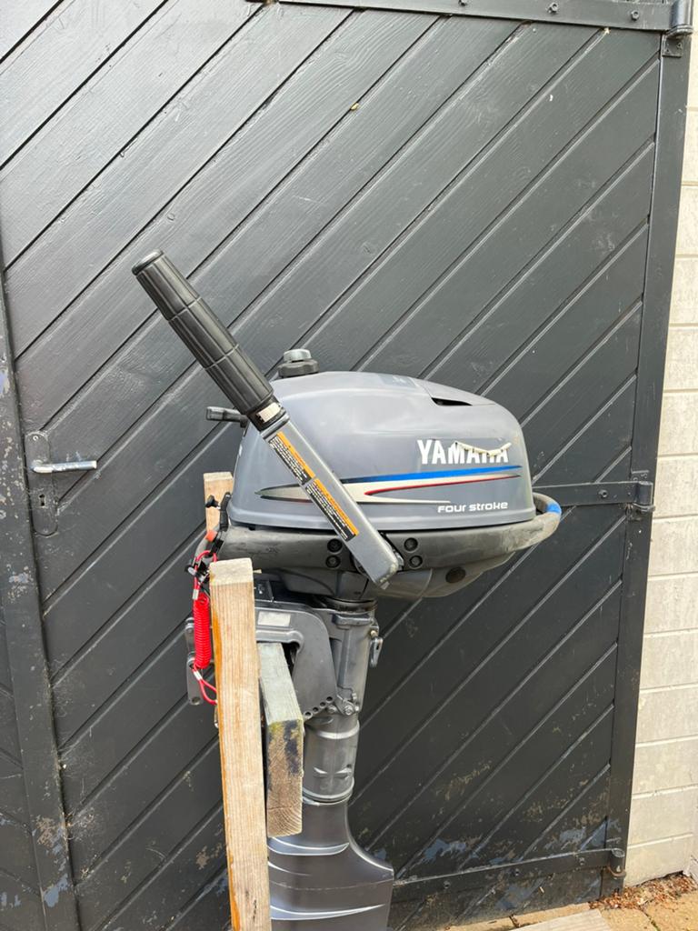 Yamaha 4pk 4-takt langstaart buitenboordmotor, Watersport en Boten, Ophalen, Gebruikt, Minder dan 5 pk, Viertaktmotor