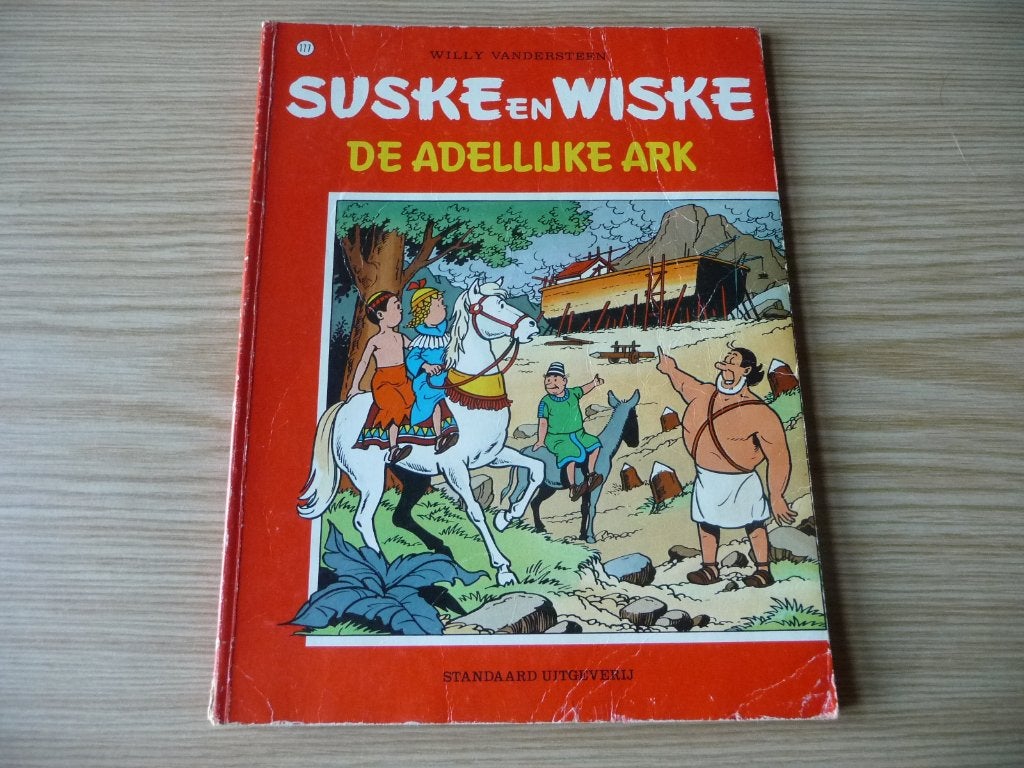 Suske & Wiske 177. De adellijke ark EERSTE DRUK €2, Boeken, Gelezen, Willy Vandersteen, Eén stripboek, Ophalen of Verzenden