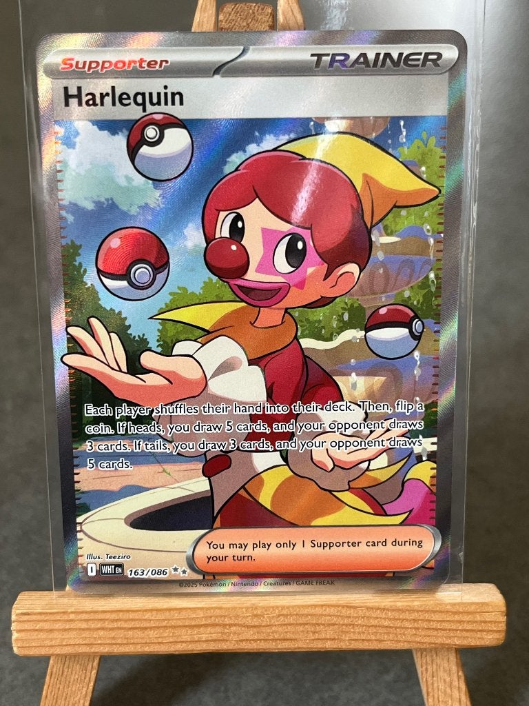 Pokemon trainer - Harlequin, Ophalen of Verzenden, Zo goed als nieuw, Losse kaart