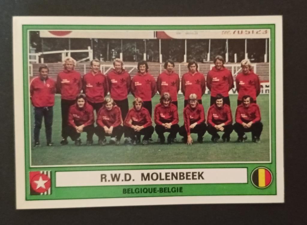 PANINI EURO FOOTBALL 78 - ROOD MOLENBEEK, Verzamelen, Ophalen of Verzenden