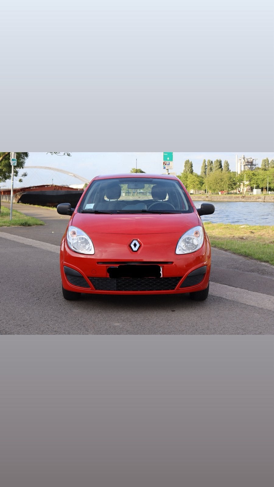 Renault TWINGO 1.2 essence, Autos, Renault, Rouge, Entreprise, Noir, Tissu