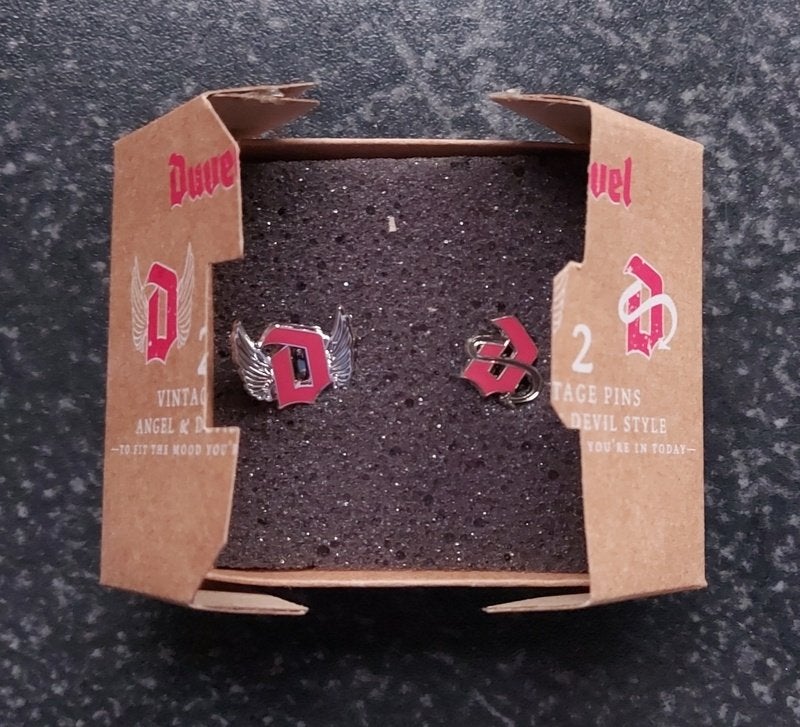 Duvel pins 'Angel & Devil', Verzamelen, Ophalen of Verzenden, Speldje of Pin