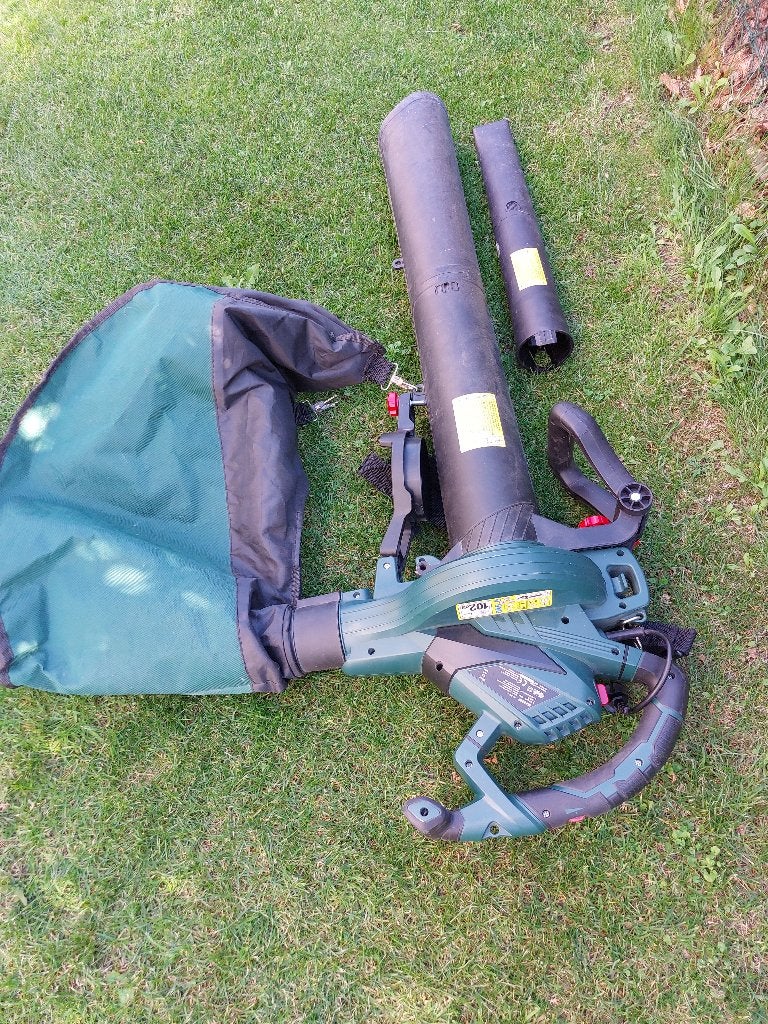 Aspirateur Souffleur Broyeur de feuilles électrique, Jardin & Terrasse, Électrique, Comme neuf, Parkside, Enlèvement