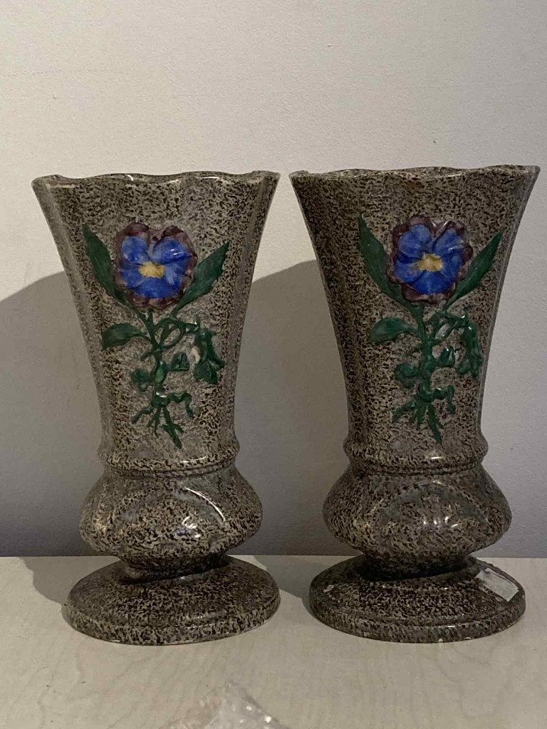2 oude, zware vazen (26 cm), Ophalen