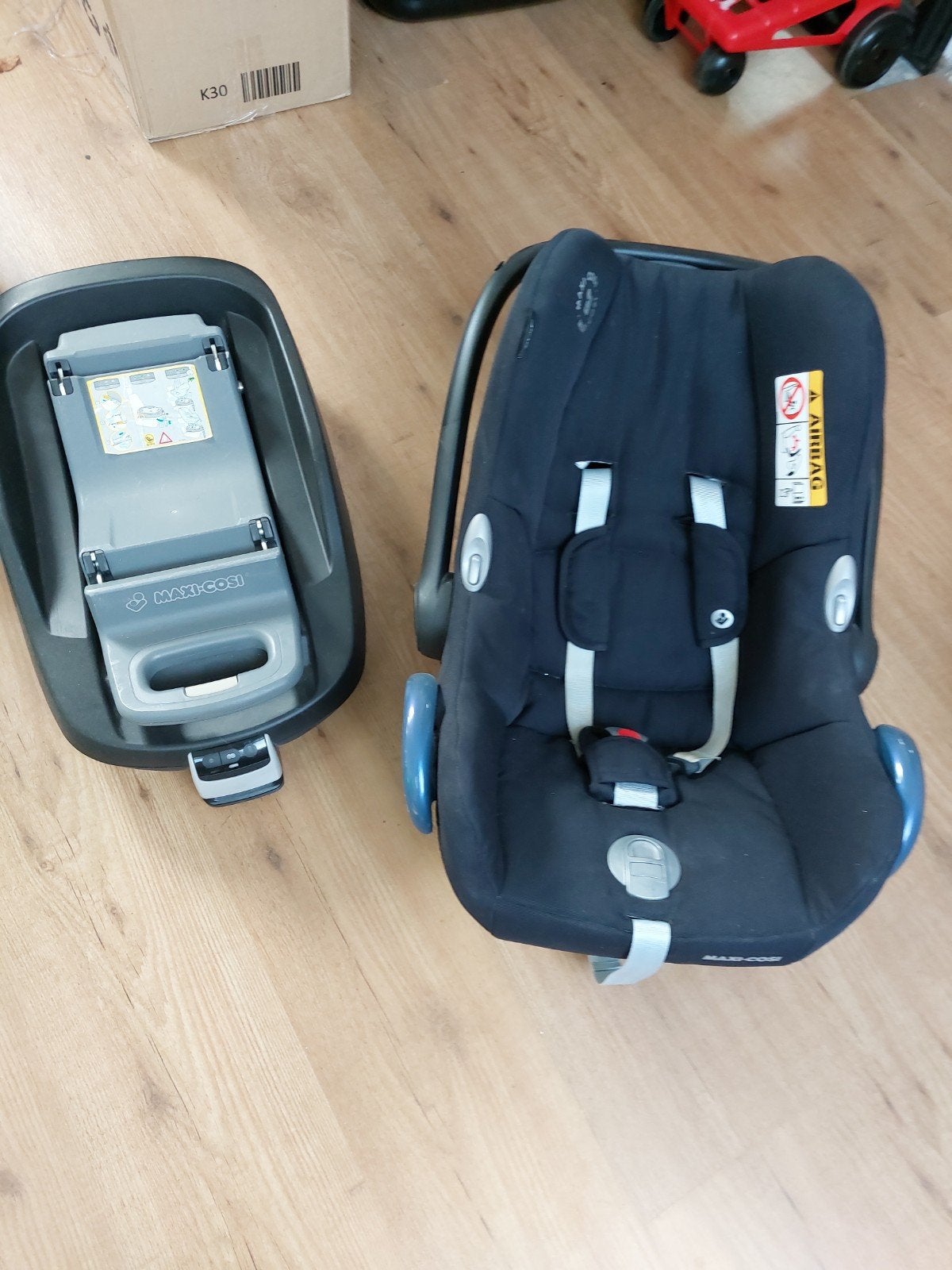 Maxi Cosi, Ophalen, Gebruikt