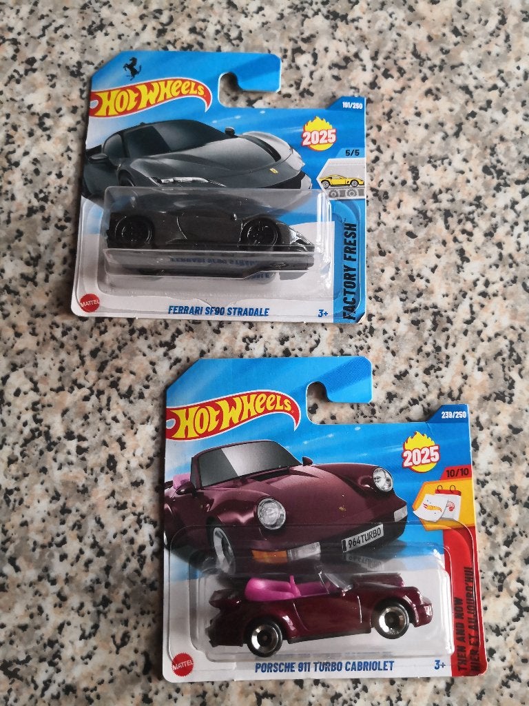 Hot wheels - ferrari of porsche uit te kiezen, Enlèvement