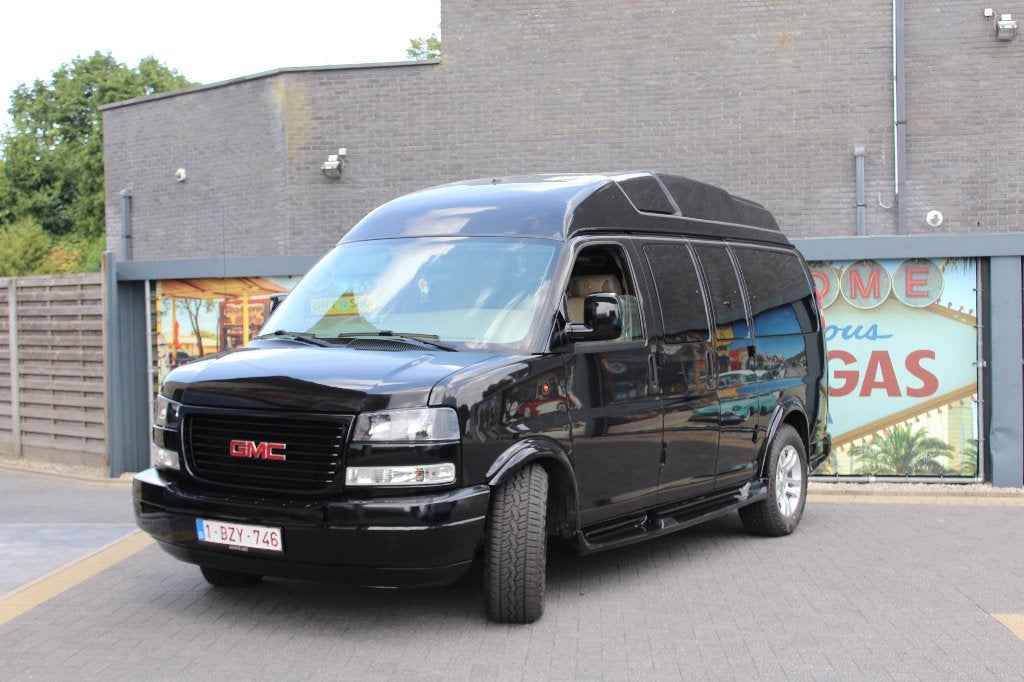 GMC Savana Camper Van 5.3 V8, Auto's, GMC, Automaat, Savana, Zwart, Leder
