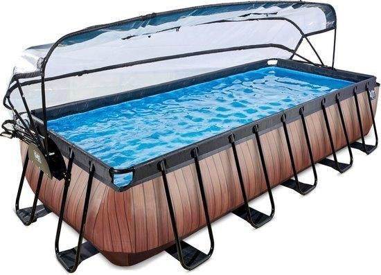 zwembad exit met overkapping en zandfilter, Tuin en Terras, Zwembaden, Gebruikt, Opzetzwembad, 80 tot 120 cm, 200 tot 400 cm, 200 tot 300 cm