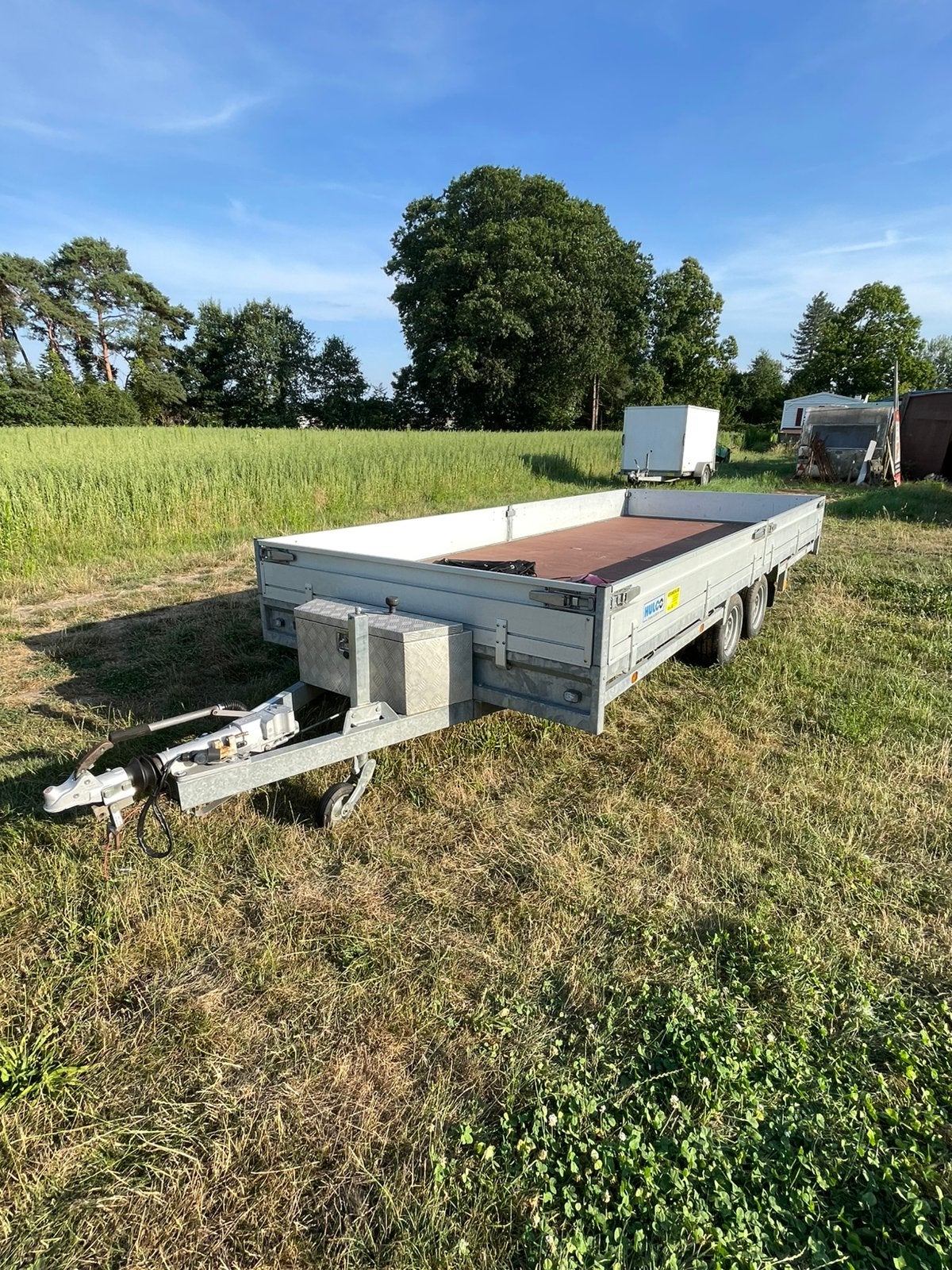 Aanhangwagen hulco 3500kg, Ophalen, Zo goed als nieuw