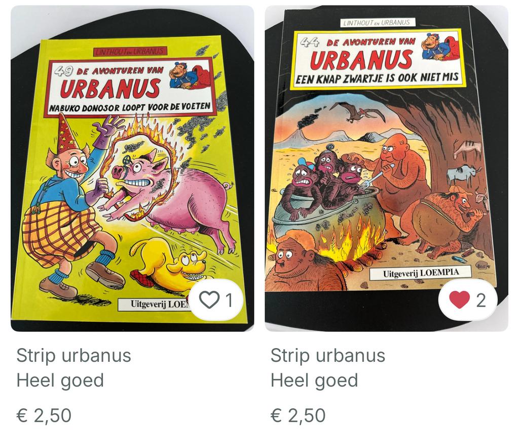Bandes dessinées Urbanus 2,5€ l'unité, Enlèvement, Comme neuf